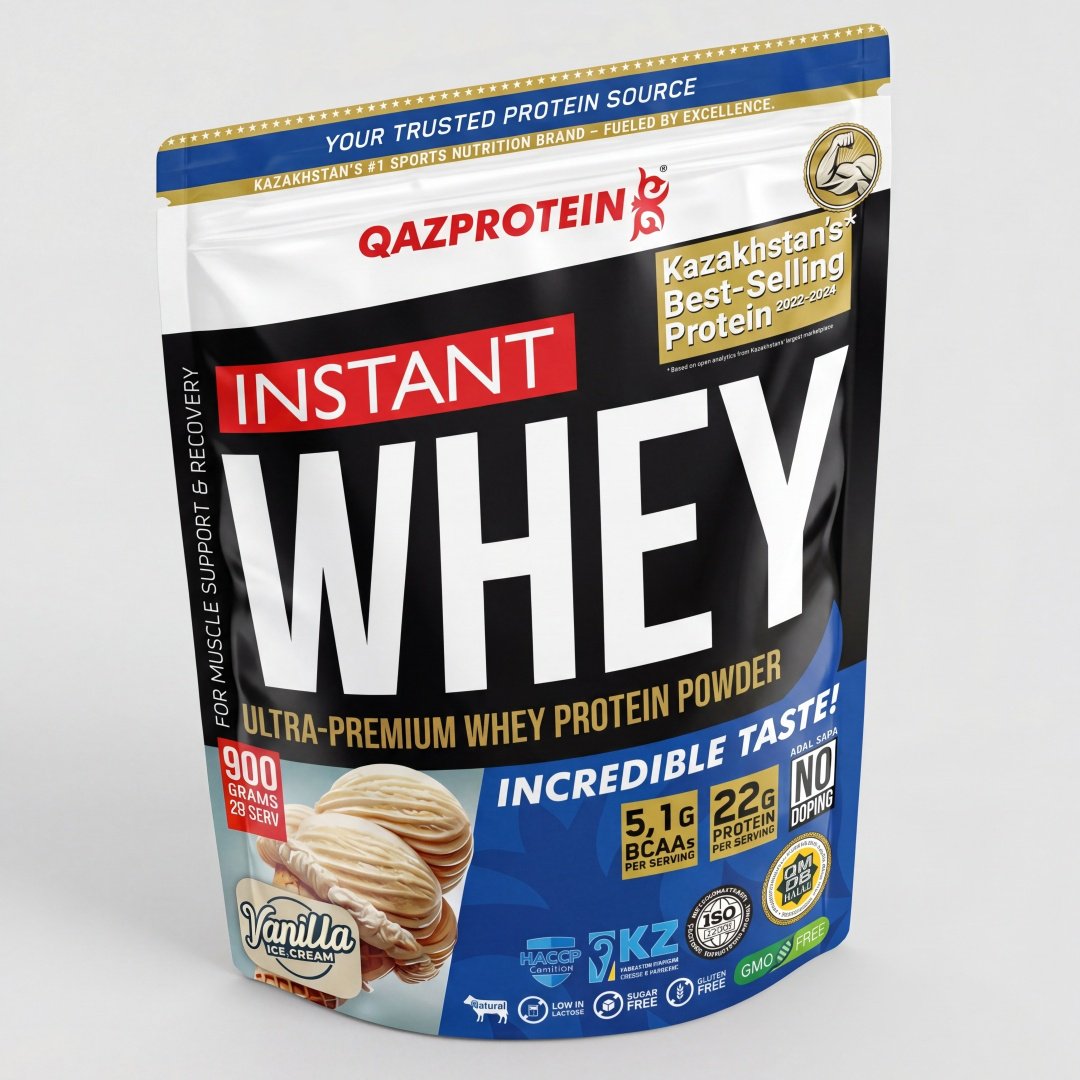 Qazprotein Instant Whey ваниль 900 г