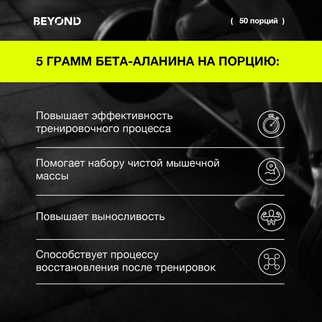 BEYOND Beta Alanine нейтральный 250 г