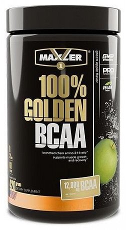 Maxler 100% Golden BCAA Зеленое яблоко 420 г купить,17499