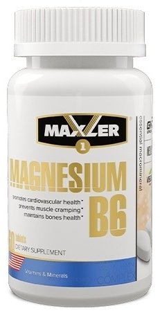 Maxler Magnesium B6 таблетки 60 шт купить,7500
