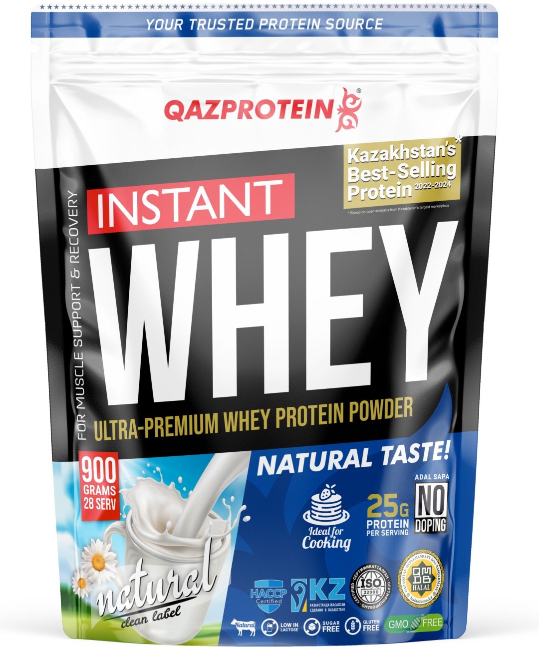 Qazprotein Instant Whey нейтральный 900 г купить,19900