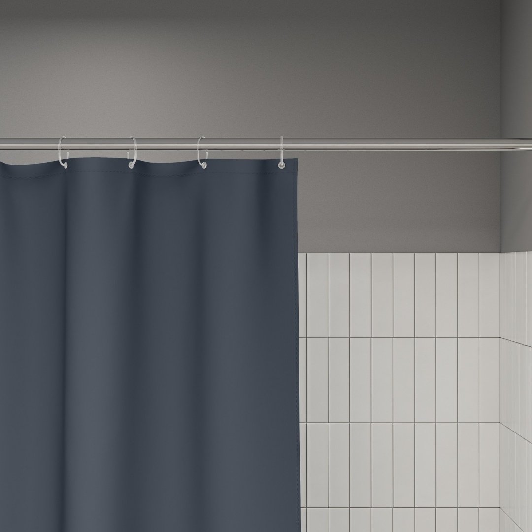 Штора для ванной IDDIS BL01P24i11 240x200 графит, серый, полиэстер купить,20300