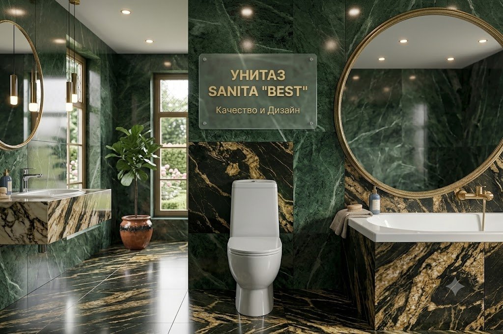 Унитаз Sanita Best, санфарфор купить,75600