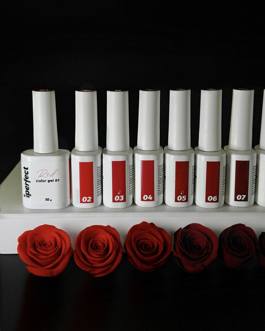 Iperfect гель-лак Red color gel 02 камуфлирующее 10 мл купить,NaN
