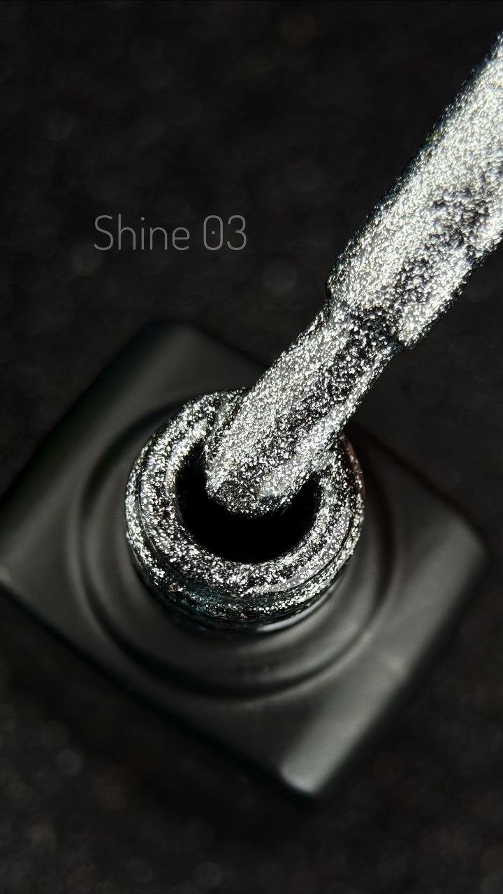 Azart Professional гель-лак Гель лак Shine 3 темное серебро темное серебро глянцевое 8 мл купить,NaN