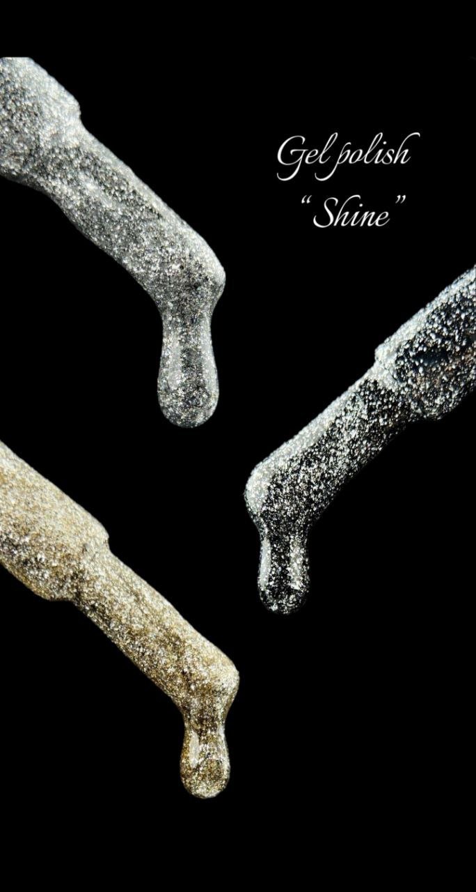 Azart Professional гель-лак Гель лак Shine 3 темное серебро темное серебро глянцевое 8 мл купить,NaN