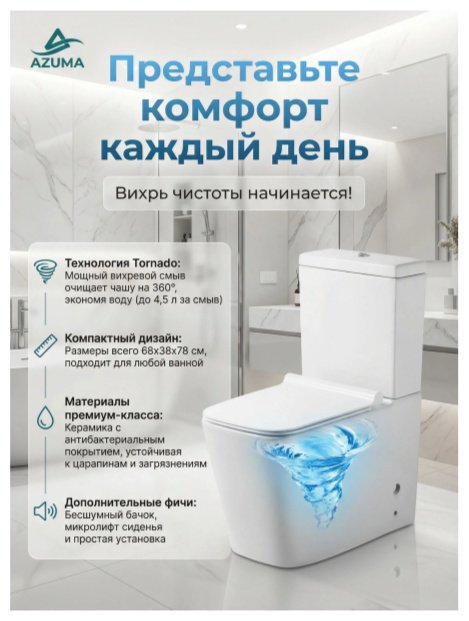 Унитаз Kabinkakz_K0000353788, санфарфор купить,137100