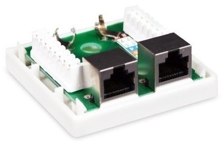 Компьютерная розетка (RJ45) SHIP A170, белый купить,NaN