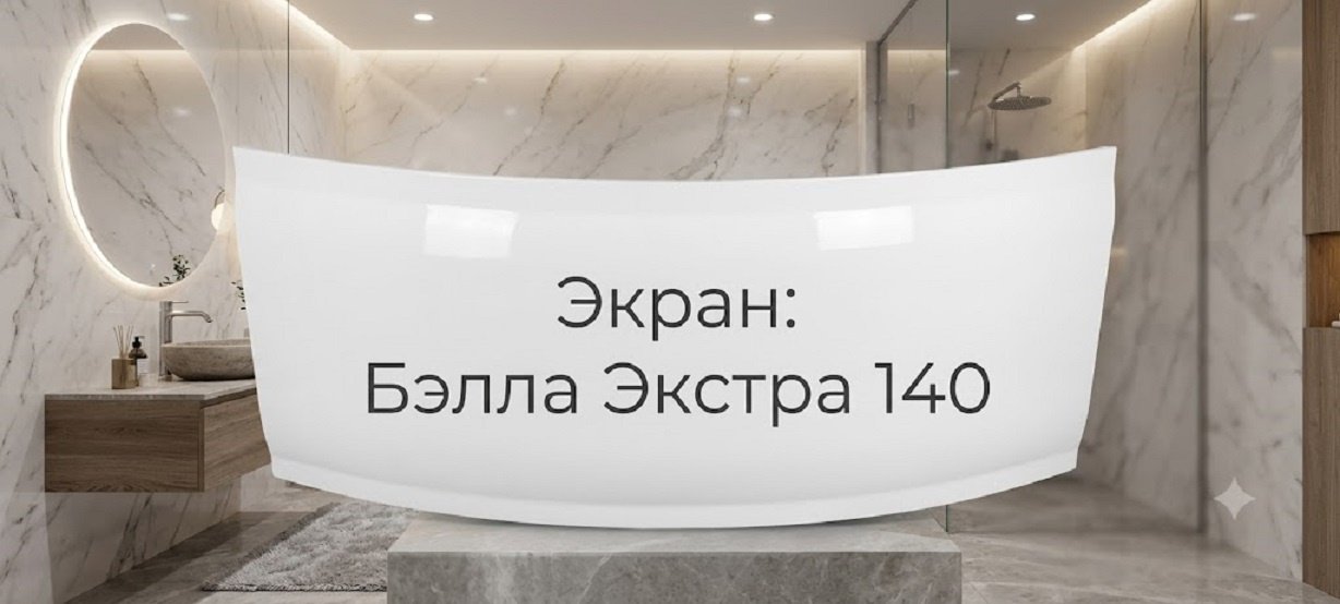 Экран для ванны Triton Бэлла Экстра 140x56 см без ножек - ForteMarket Экран для ванны Triton Бэлла Экстра 140x56 см без ножек купить,44400