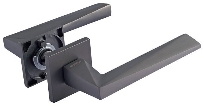 НОРА-М ручка на розетке 2 шт, Slim 133К графит