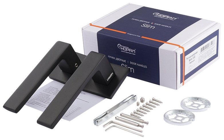 НОРА-М ручка на розетке 2 шт, Slim 132К
