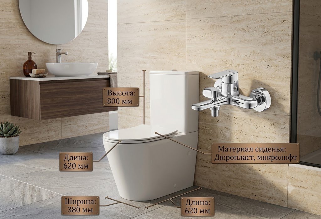 Унитаз Saniteco HB104 , санфарфор купить,104500