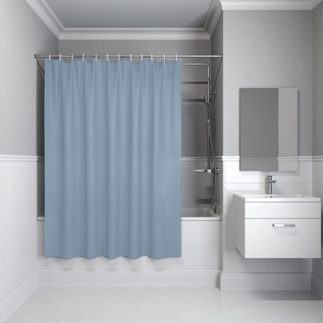 Штора для ванной IDDIS P09PE18i11 180x200 серый, PEVA купить,20800