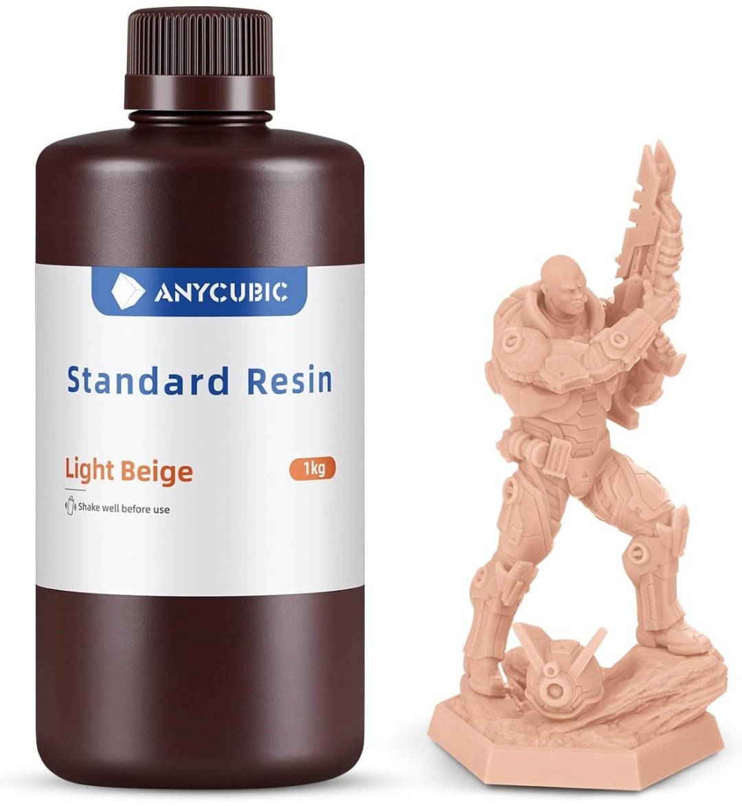 Фотополимерная смола Anycubic Standard Resin SPTLB-104F 1 л бежевый купить,12799
