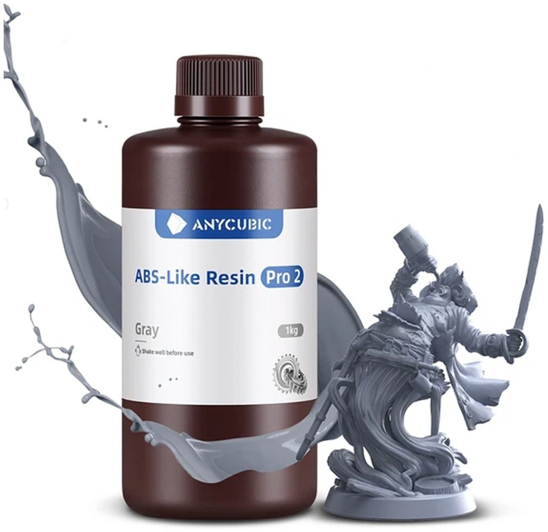 Фотополимерная смола Anycubic ABS-Like Resin Pro 2 1 л серый