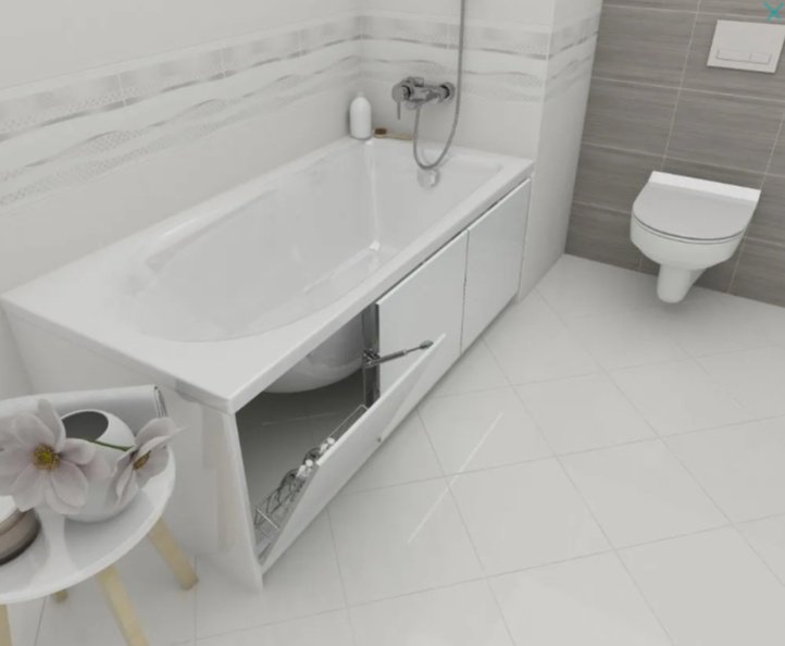 Экран для ванны Kabinkakz_K0000342939 150x54 см на ножках купить,65700