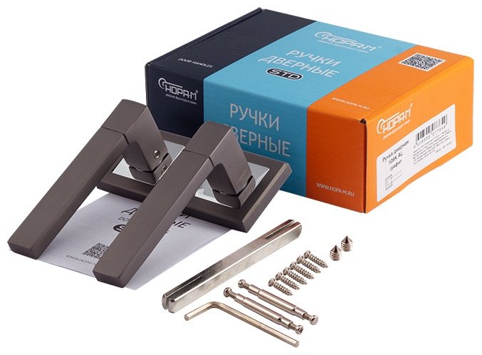 НОРА-М ручка на розетке 2 шт, 109 К AL