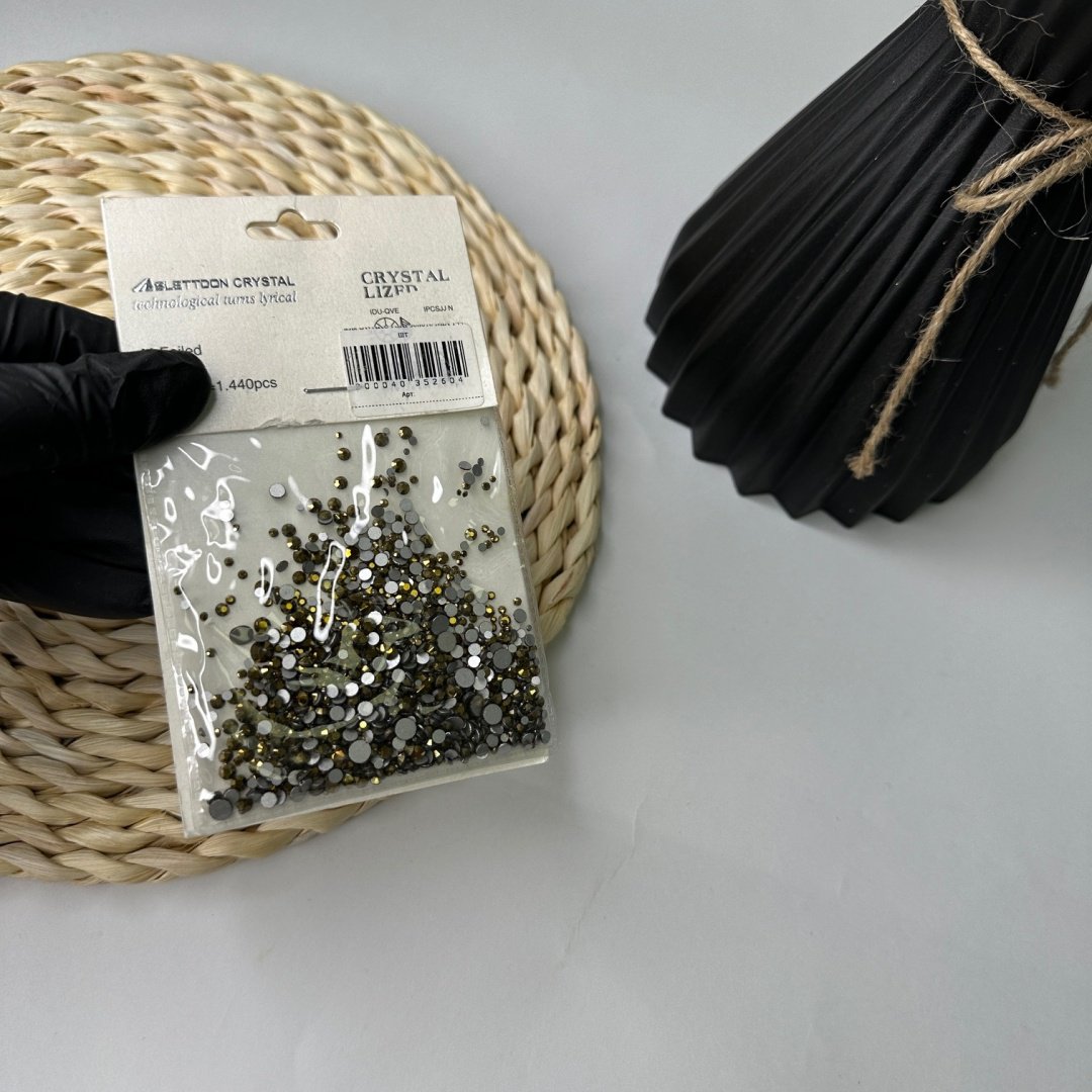 Crystal стразы Mix 1 золото 1440 шт купить,NaN