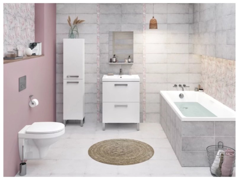 Тумба с раковиной KABINKA.KZ B-SU-MEL-CM60, 79x80.5x44.2 см, белый - ForteMarket Тумба с раковиной KABINKA.KZ B-SU-MEL-CM60, 79x80.5x44.2 см, белый купить,NaN