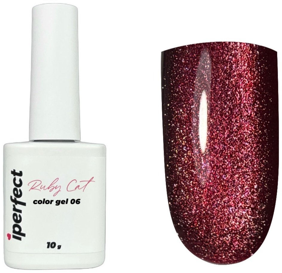 Iperfect гель-лак Ruby cat color gel 06 камуфлирующее 10 мл купить,NaN