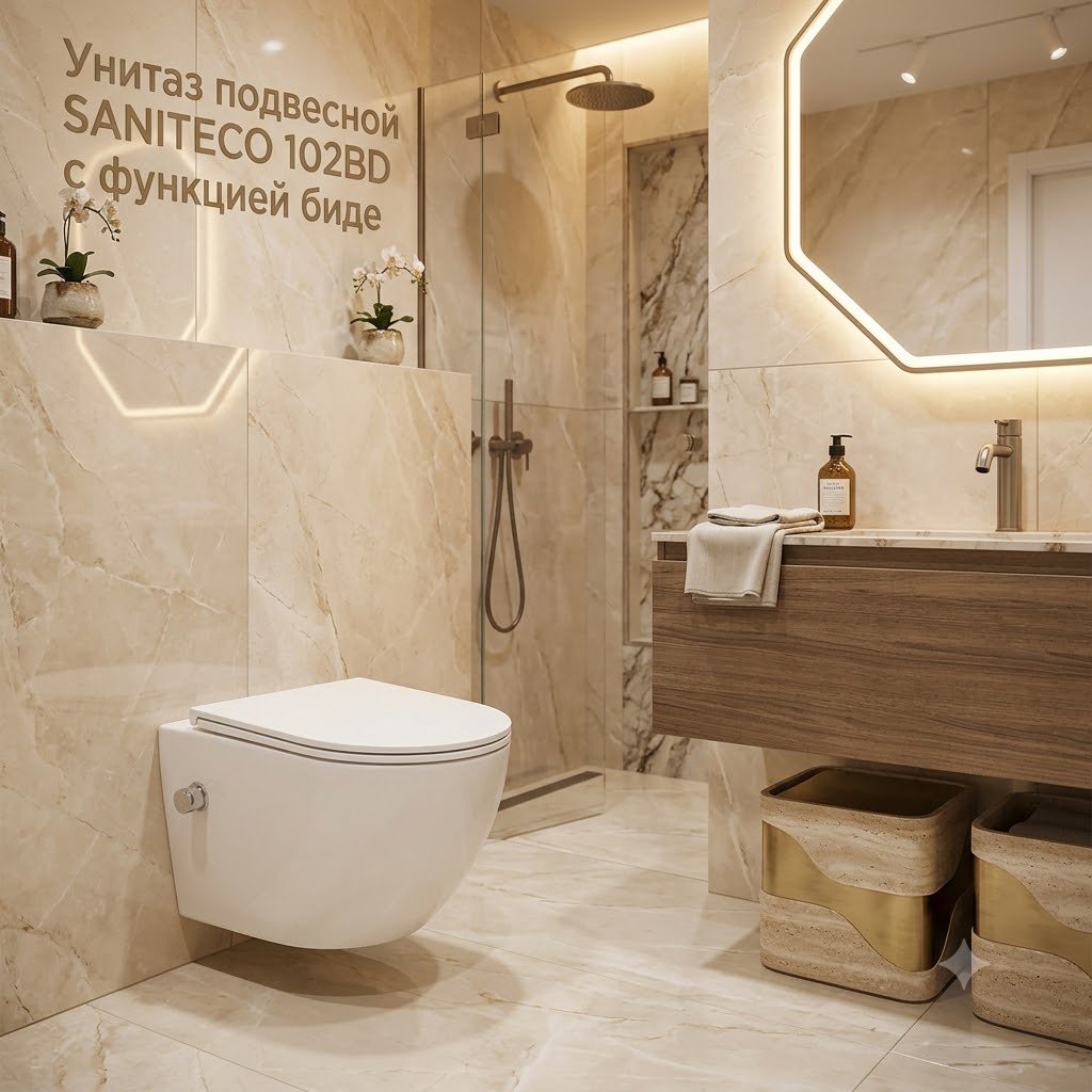Унитаз Saniteco 102BD , санфарфор купить,95999