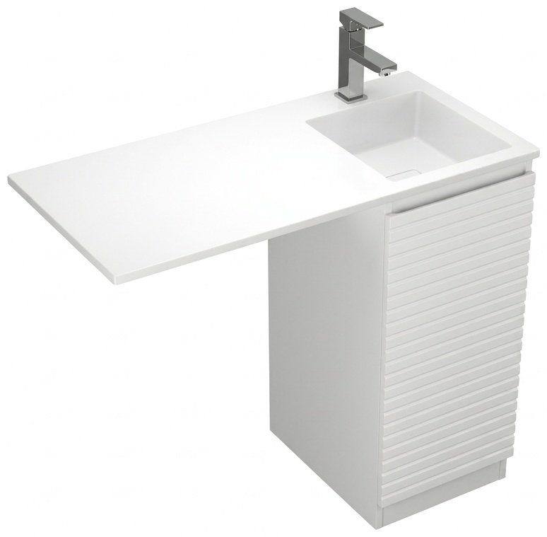 Тумба без раковины KABINKA.KZ Оазис 100, 100x85.5x48 см, белый купить,NaN