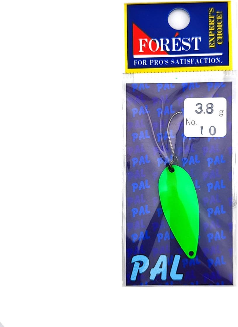 Блесна FOREST Lure Pal Color 10 1 шт 34 мм Fluorescence Green купить,NaN