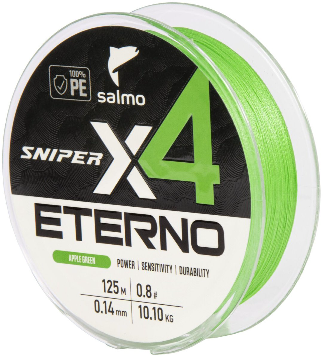 Леска Salmo плетеная 4932-014 0.14 мм зеленый купить,NaN
