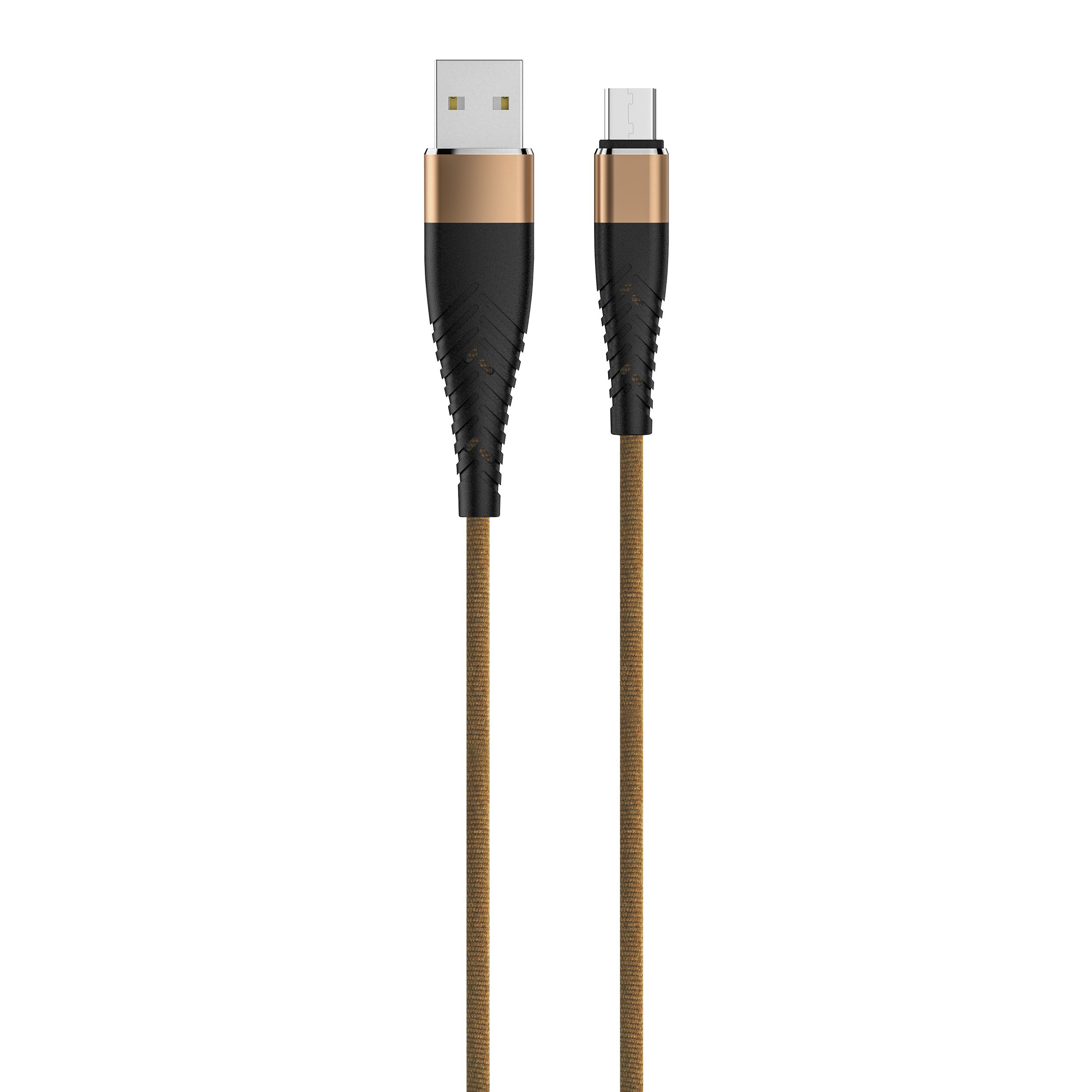 Кабель Olmio Solid USB 2.0 Type-C коричневый