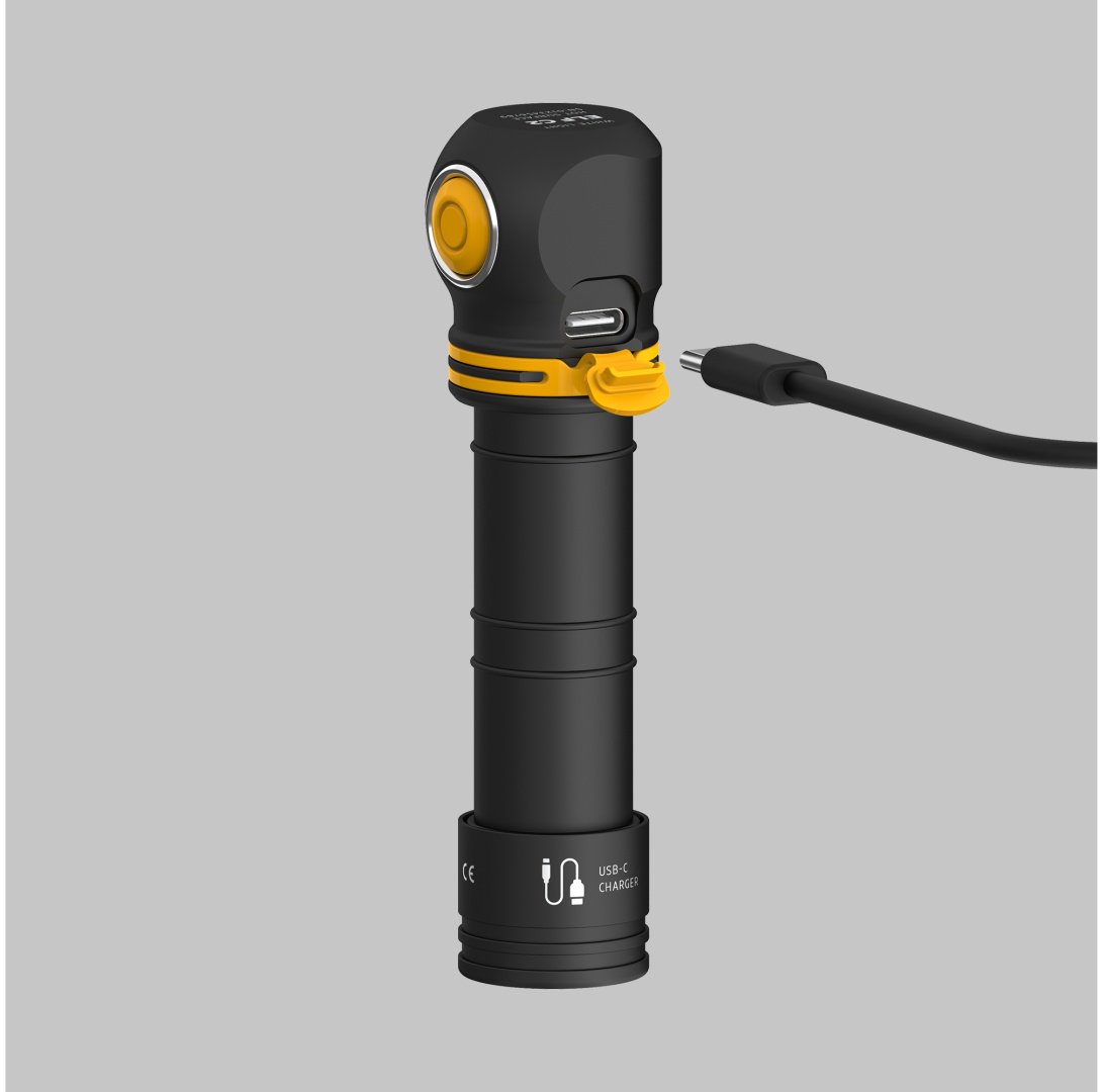 Armytek Фонарь Armytek Elf C2 USB-C Теплый F05103W налобный черный