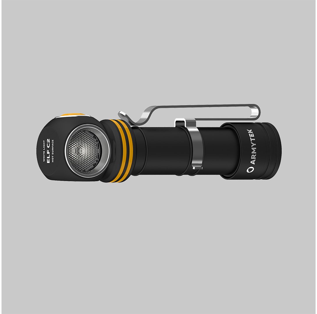 Armytek Фонарь Armytek Elf C2 USB-C Теплый F05103W налобный черный