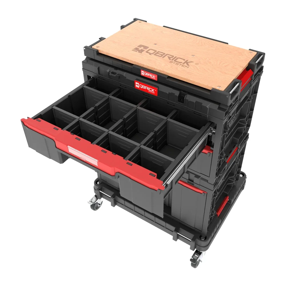 Ящик Qbrick System One Workshop Drawers Set 6 62.5x50.3x16см купить,179900