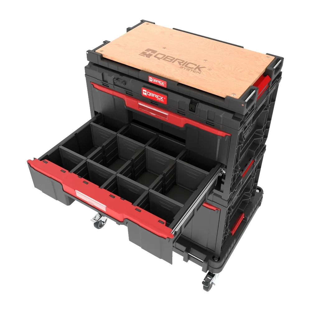 Ящик Qbrick System One Workshop Drawers Set 6 62.5x50.3x16см купить,179900