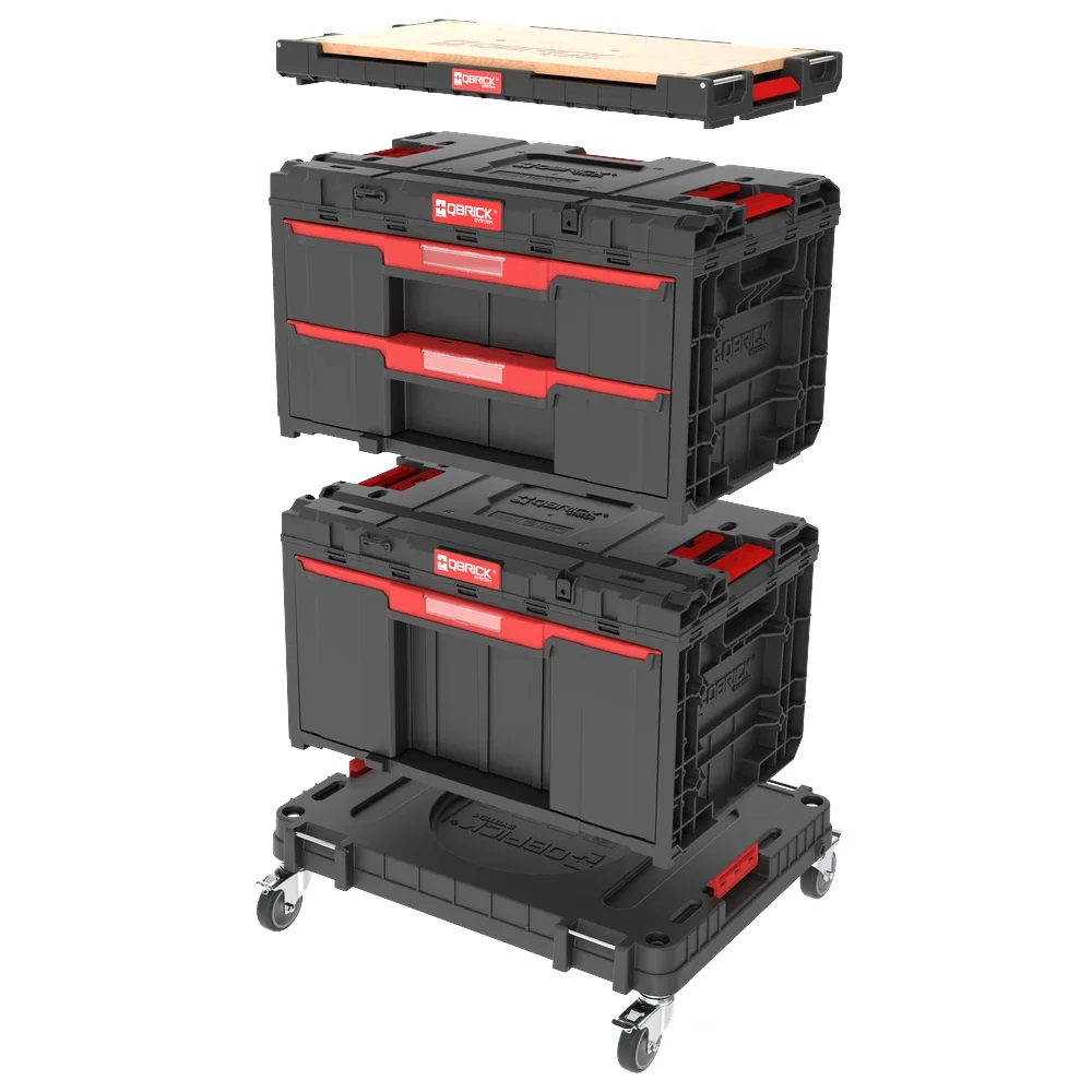 Ящик Qbrick System One Workshop Drawers Set 6 62.5x50.3x16см купить,179900