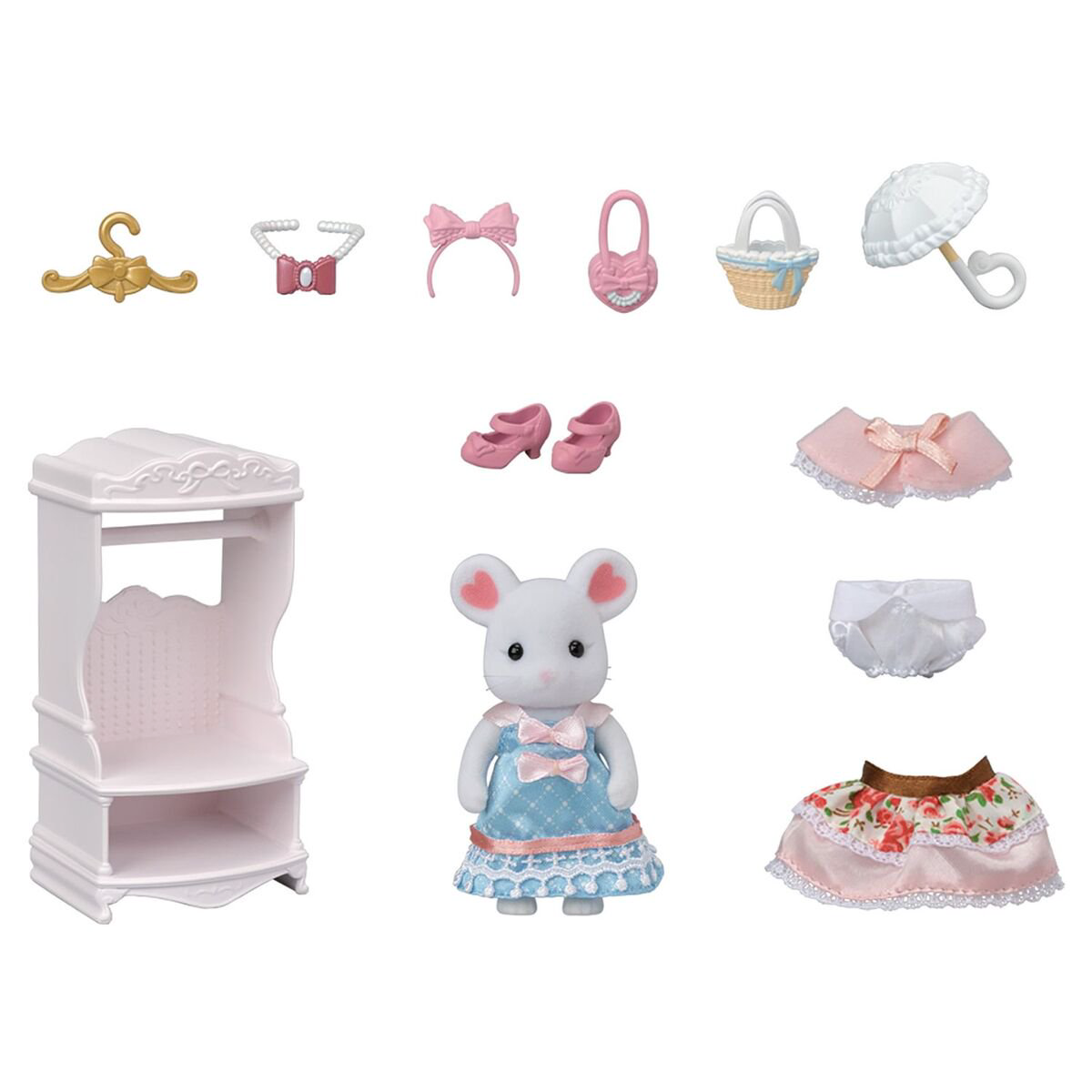 Игровой набор Sylvanian Families Зефирная мышка модница и ее гардероб 5540 купить,NaN