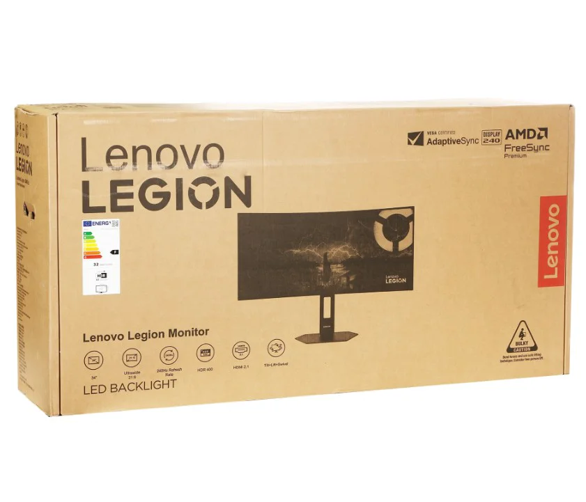 Монитор Lenovo Legion 34W-2c 68F6GACBEU 34" Eclipse Black купить,NaN