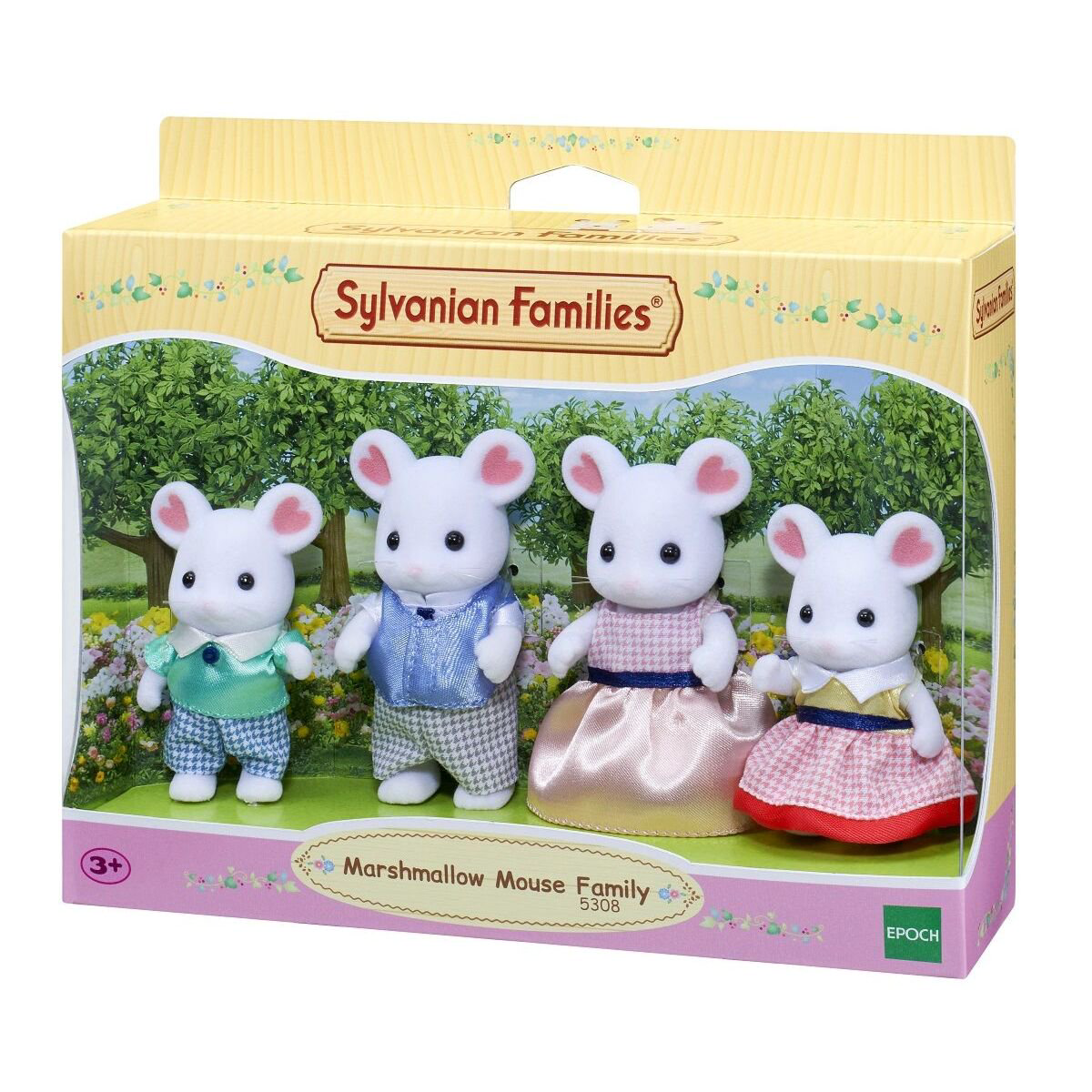 Игровой набор Sylvanian Families Семья Зефирных мышек  купить,NaN