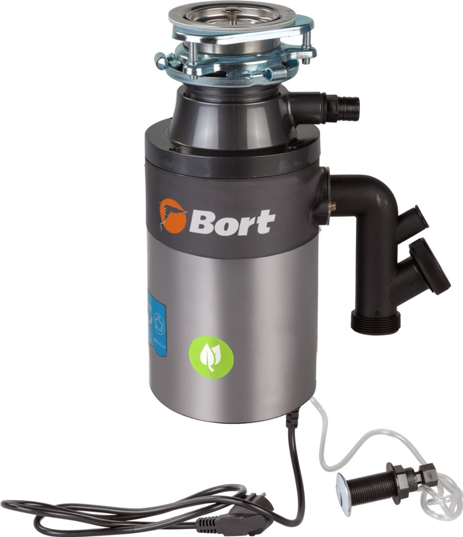 Измельчитель отходов Bort Titan 4000 Plus серый купить,0