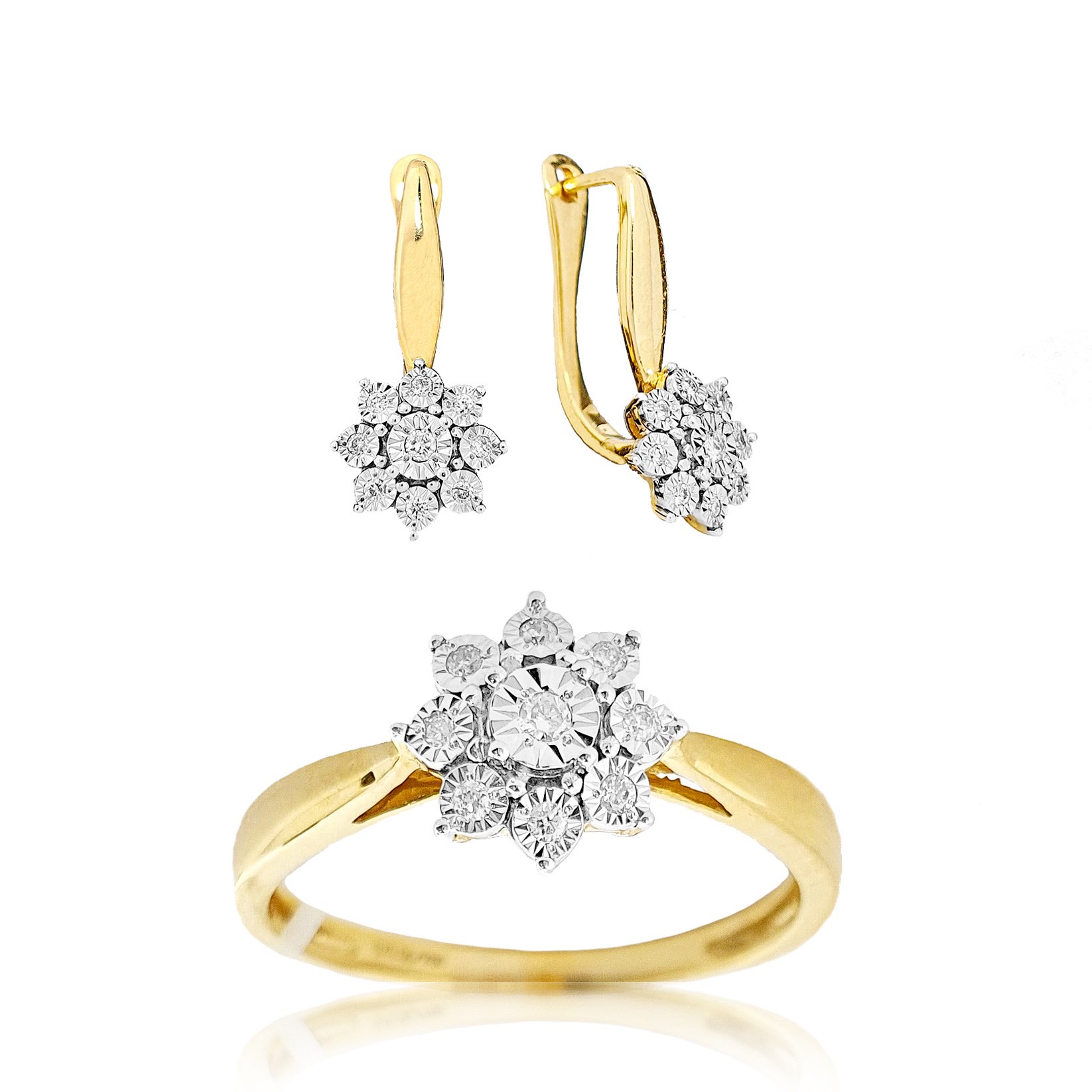 Комплект Goldos DR5980-S 17р 5,8гр 0,15ct.