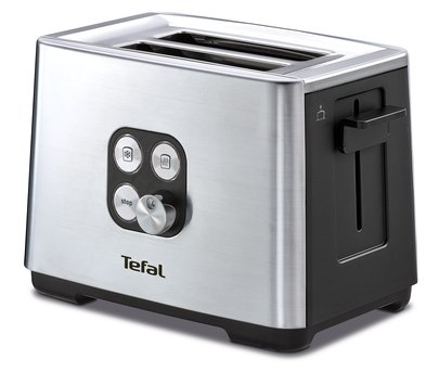 Тостер Tefal TT420D30 черно-серебристый