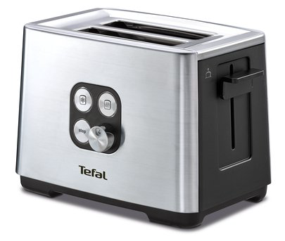 Тостер Tefal TT420D30 черно-серебристый