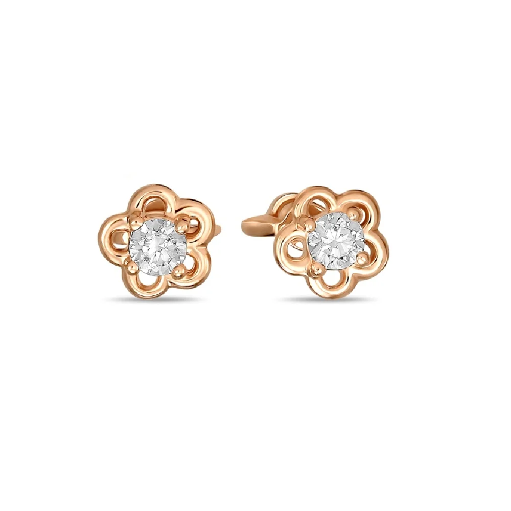 Серьги Лукас 59493 1,11гр. купить,125000
