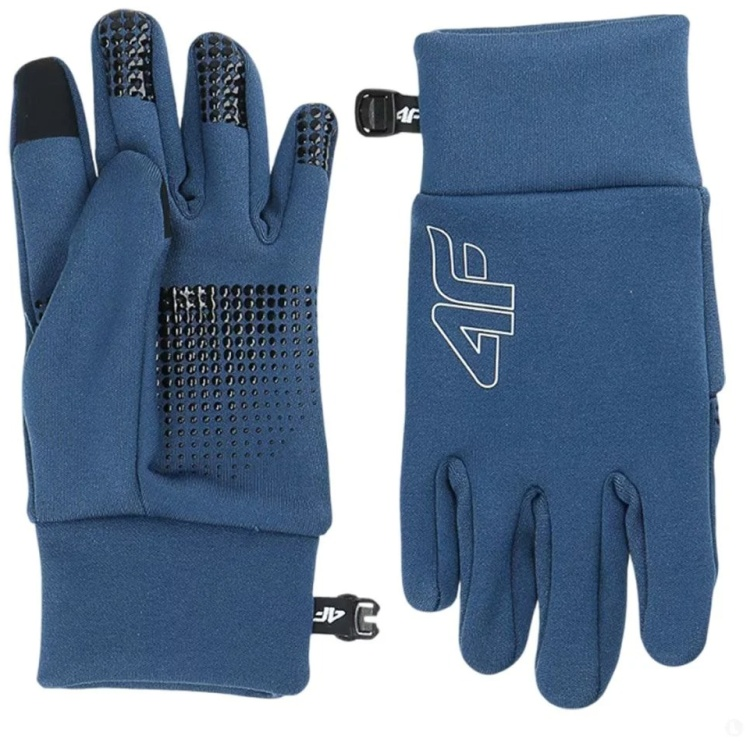 Перчатки 4F JR Sportstyle 4FJWAW24AGLOU068-32S синий L-XL купить,NaN