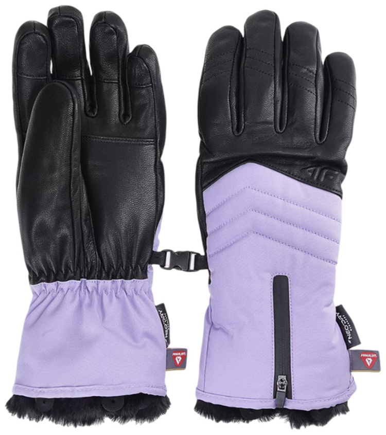 Перчатки 4F Skiing 4FWAW24AFGLF148-52S фиолетовый L купить,NaN