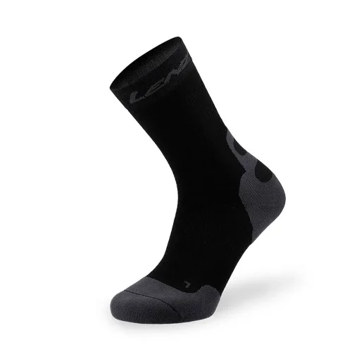 Носки Lenz Compression merino черные 42-44 купить,NaN