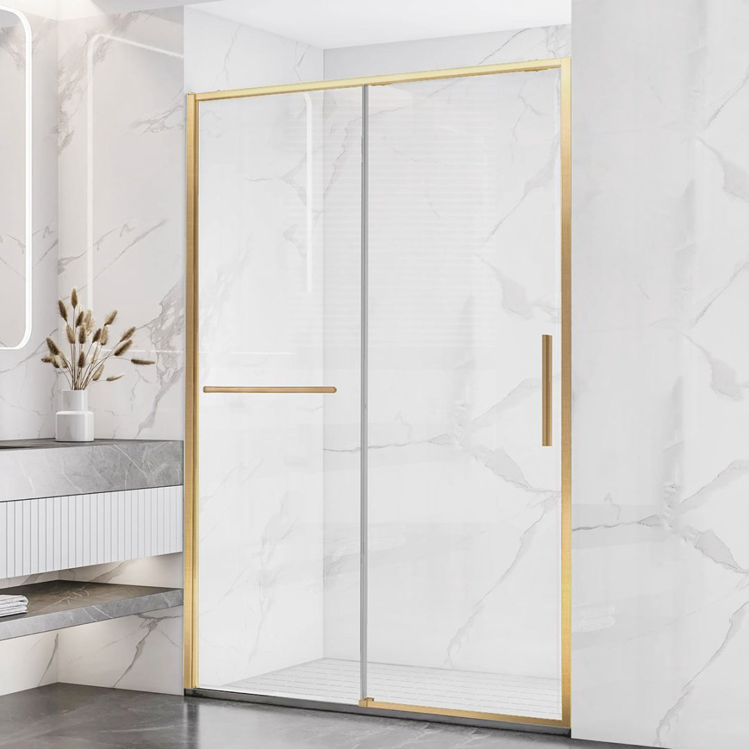Душевое ограждение KABINKA.KZ одностенное Slim Soft VDS-1SS130CLG, 1300х2000 мм