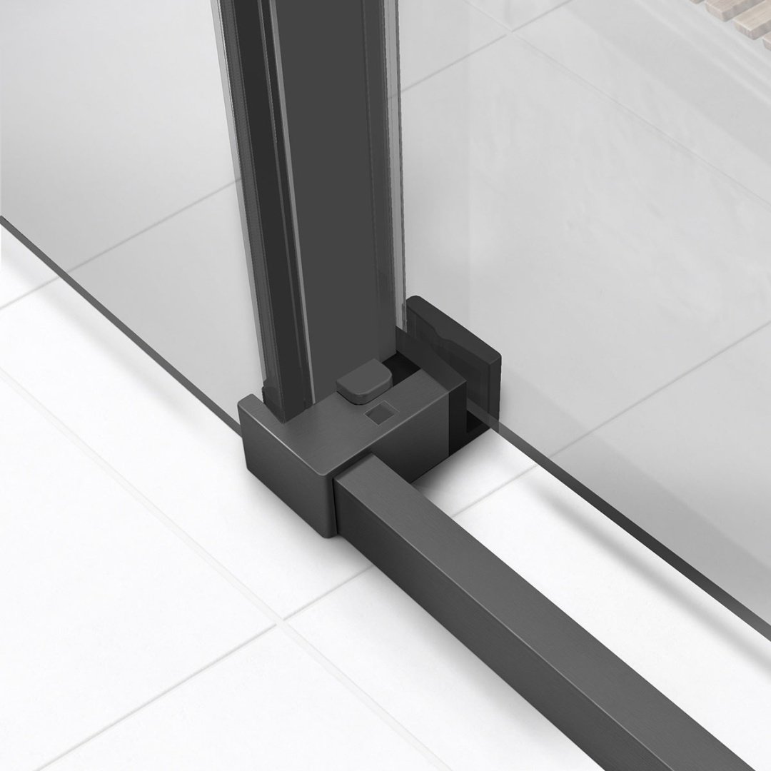 Душевое ограждение KABINKA.KZ одностенное Slim Soft VDS-1SS140CLGM, 1400х2000 мм