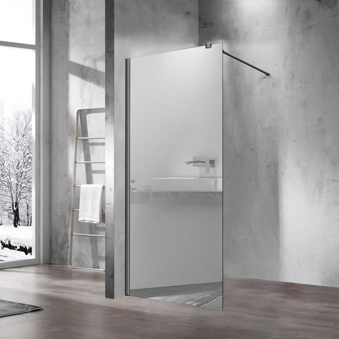 Душевое ограждение KABINKA.KZ одностенное Walk-In VSW-1H900MRGM, 900х2000 мм