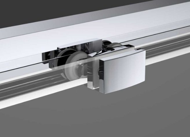 Душевое ограждение KABINKA.KZ двухстенное VSR-3SO8010CL, 1000х1950 мм купить,NaN