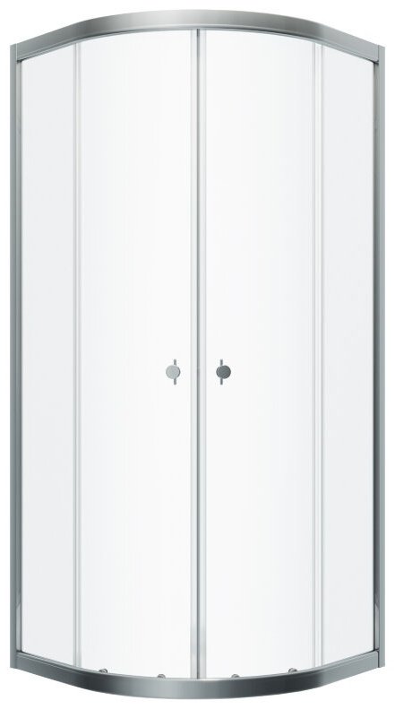 Душевое ограждение Triton двухстенное Альфа-Хром КС81без поддона, 900х1950 мм